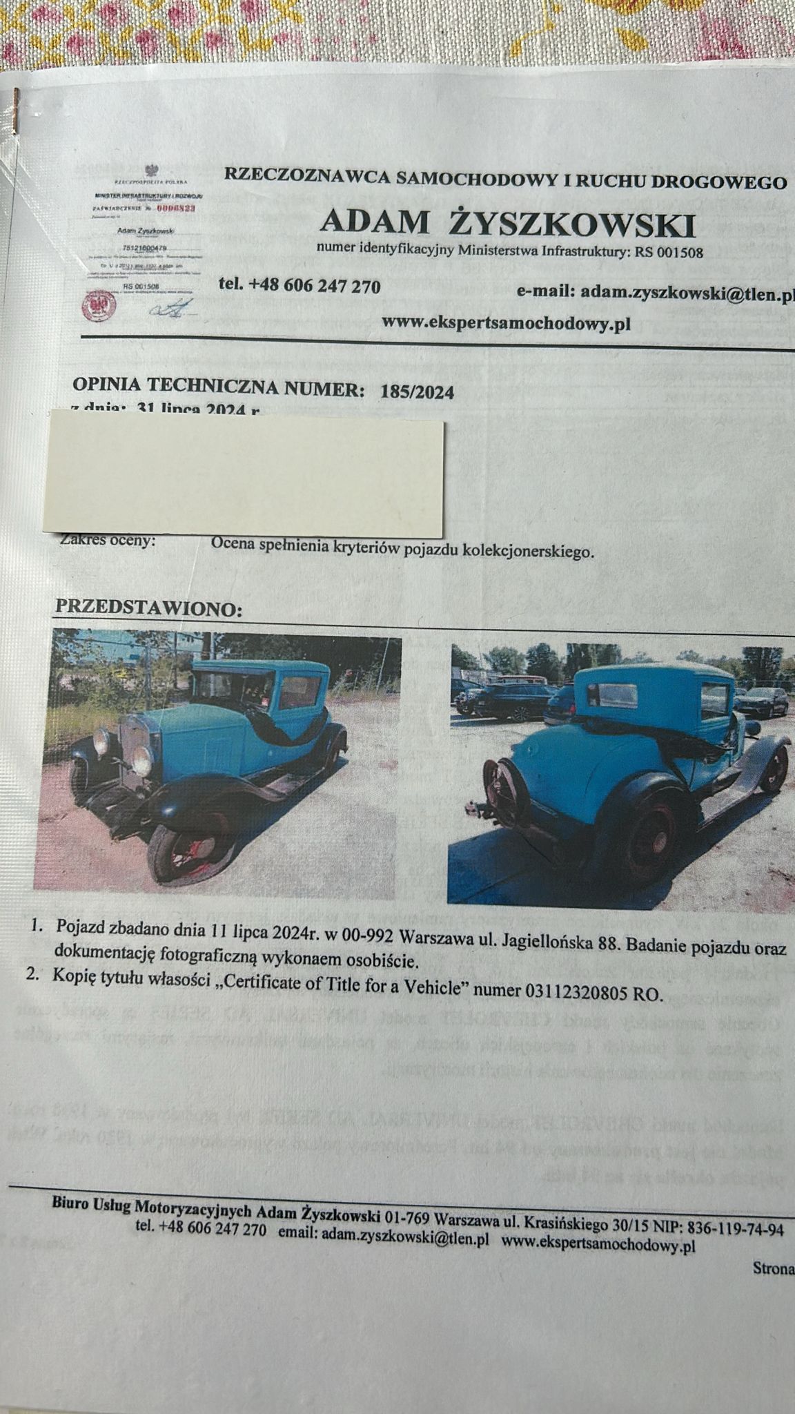 Chevrolet Coupe 1930